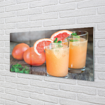 Acrylic print Grapefruit cocktail