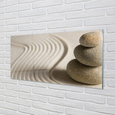 Acrylic print Sandstone structure