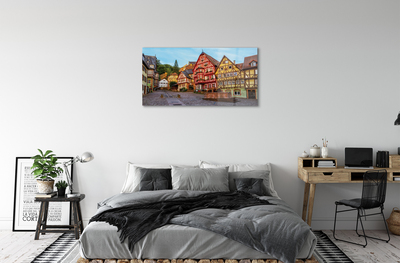 Acrylic print Germany bayern old town