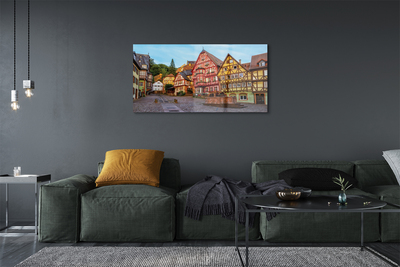 Acrylic print Germany bayern old town