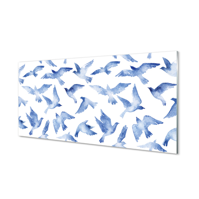 Acrylic print Painted birds