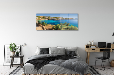 Acrylic print Spain coast seaside town