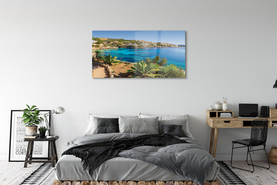 Acrylic print Spain coast seaside town