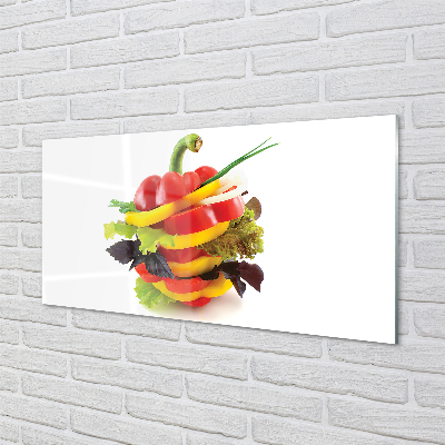 Acrylic print Salad pepper