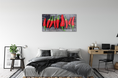 Acrylic print Red pepper