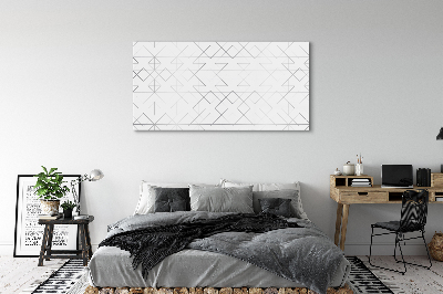 Acrylic print The outlines of polygons
