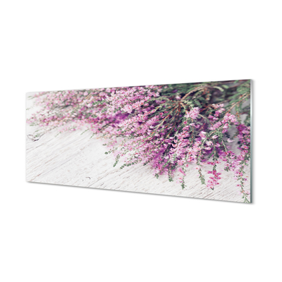 Acrylic print Plates flowers