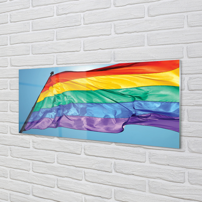Acrylic print Colorful flag