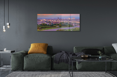 Acrylic print Italy river panorama