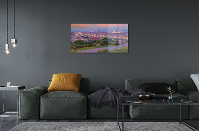 Acrylic print Italy river panorama