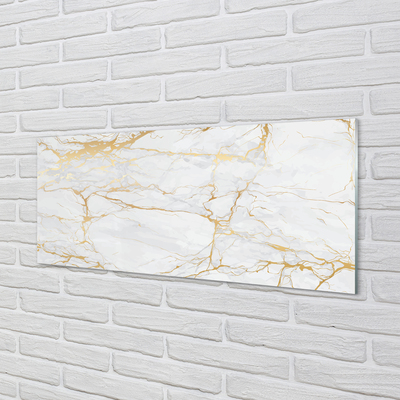 Acrylic print Marble stone wall