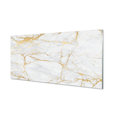 Acrylic print Marble stone wall