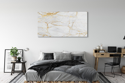 Acrylic print Marble stone wall