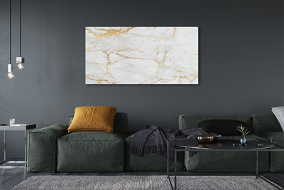 Acrylic print Marble stone wall