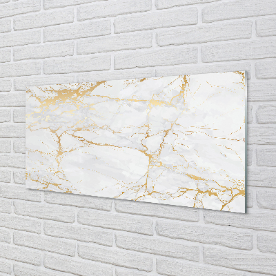 Acrylic print Marble stone wall