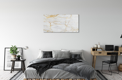 Acrylic print Marble stone wall