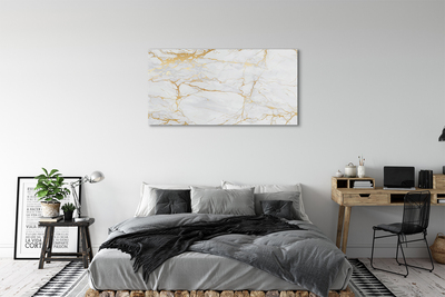 Acrylic print Marble stone wall