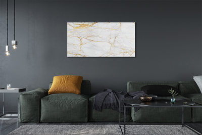 Acrylic print Marble stone wall