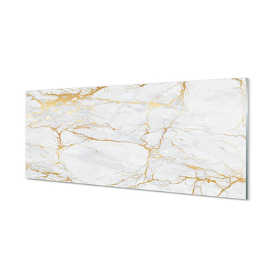 Acrylic print Marble stone wall