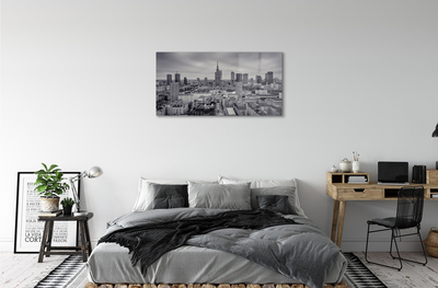 Acrylic print Panorama of warsaw
