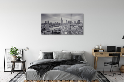Acrylic print Panorama of warsaw