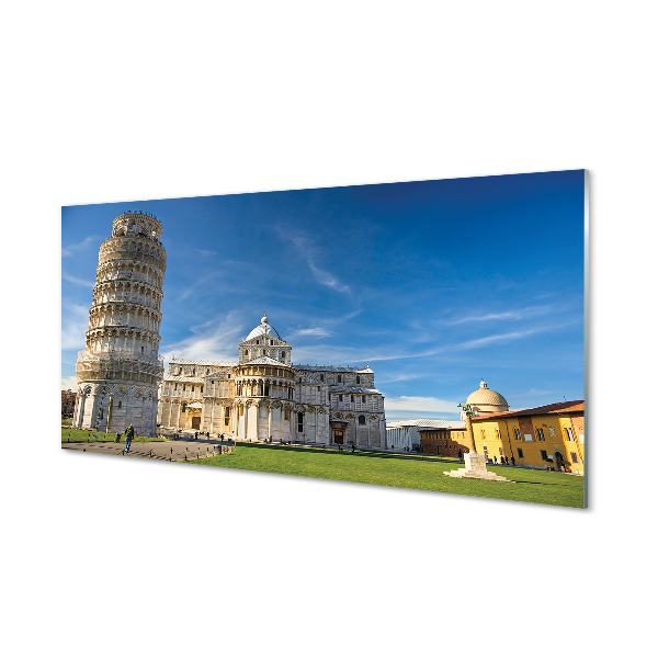 Acrylic print Italy tower of pisa cathedral