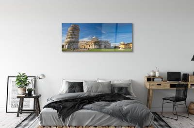 Acrylic print Italy tower of pisa cathedral