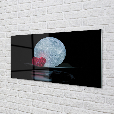 Acrylic print The heart of the moon