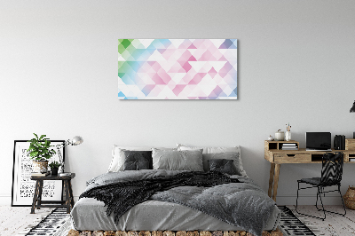 Acrylic print Diamond pattern color