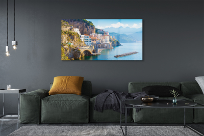 Acrylic print Seagoing vessels from italy coast