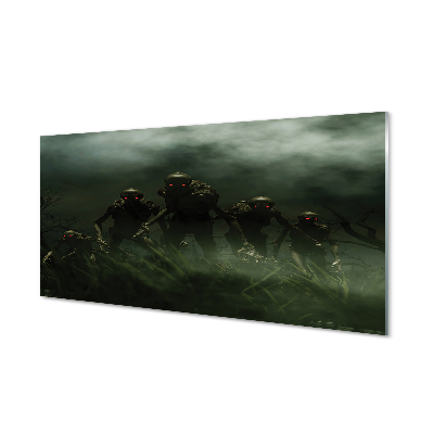 Acrylic print Zombie clouds