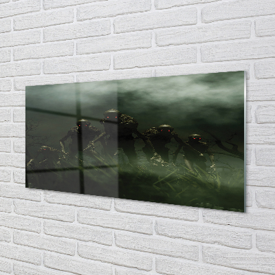 Acrylic print Zombie clouds