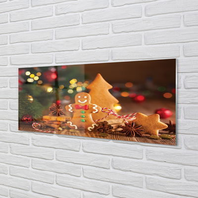 Acrylic print Gingerbread balls