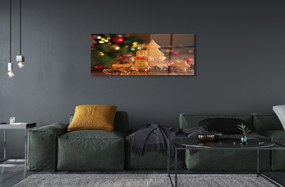 Acrylic print Gingerbread balls