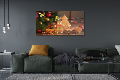 Acrylic print Gingerbread balls