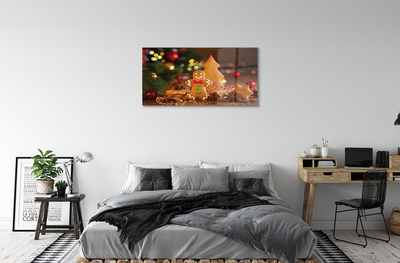 Acrylic print Gingerbread balls