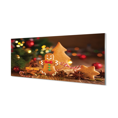 Acrylic print Gingerbread balls