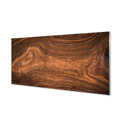 Acrylic print Nodes of the wood grain