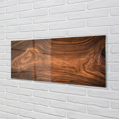 Acrylic print Nodes of the wood grain