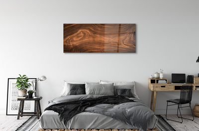 Acrylic print Nodes of the wood grain