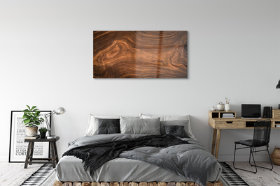 Acrylic print Nodes of the wood grain