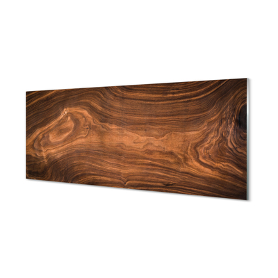 Acrylic print Nodes of the wood grain