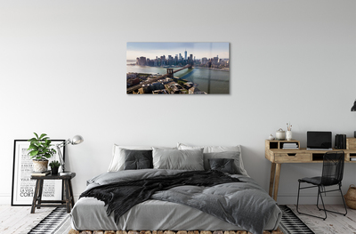 Acrylic print Most panoramic skyscraper
