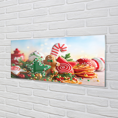 Acrylic print Gingerbread balls