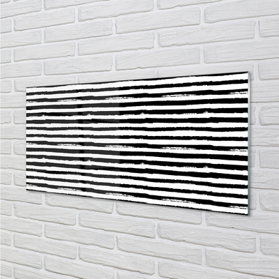Acrylic print Irregular stripes of a zebra