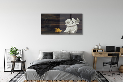 Acrylic print Sleep board angel leaves