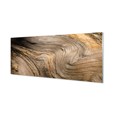 Acrylic print Texture of the wood grain