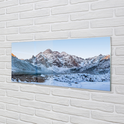 Acrylic print Lake winterberg