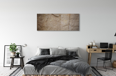 Acrylic print Stone wall structure