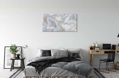 Acrylic print Marble stone wall